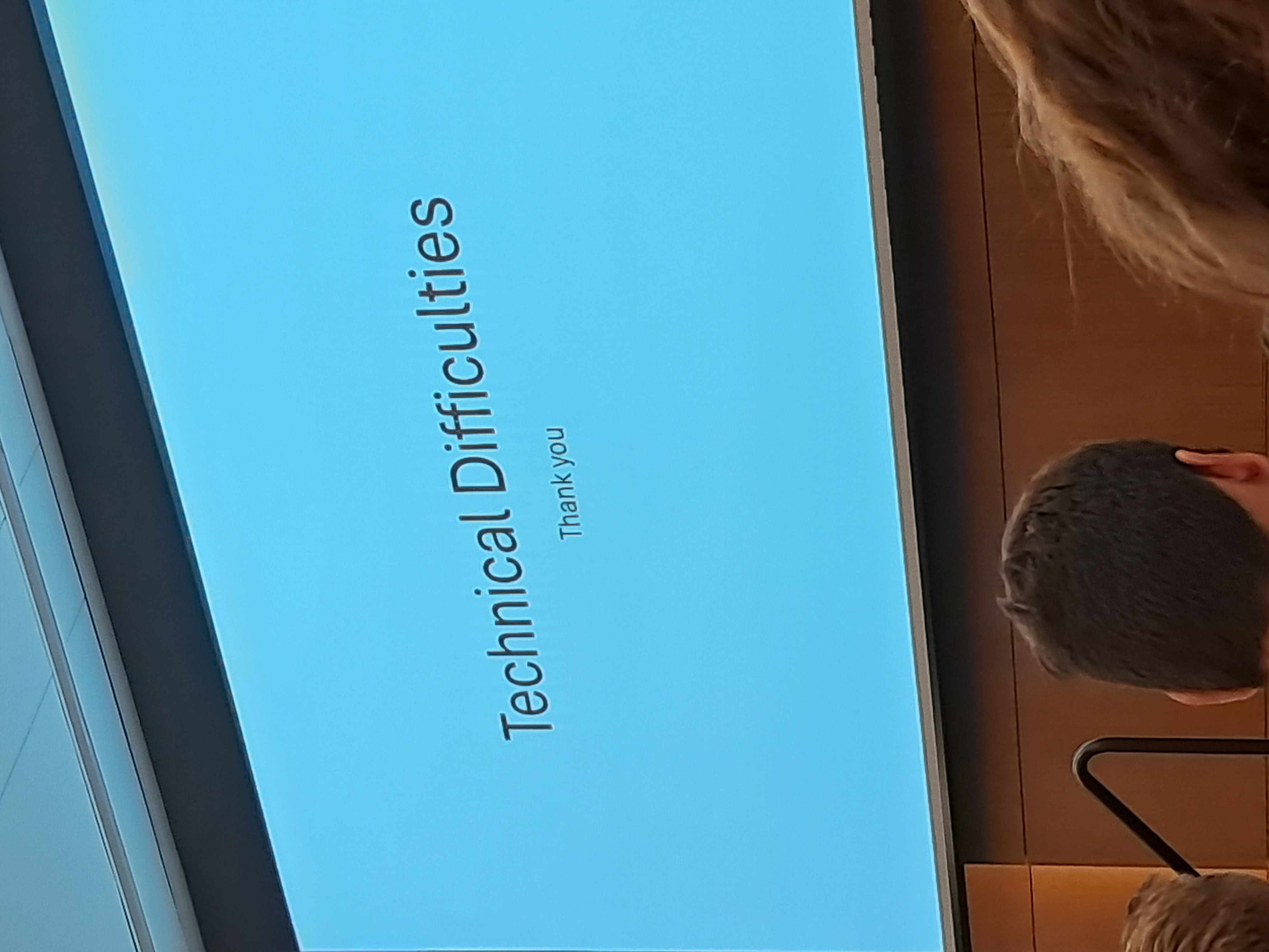 technical difficulties